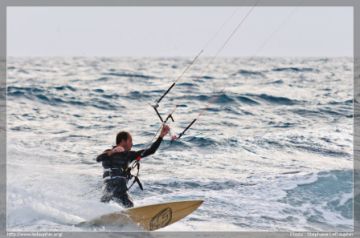 Kite-Surf à Carro le 9 Janvier 2011